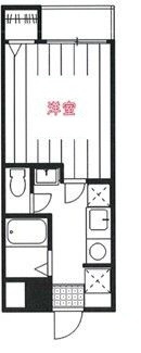 ユーコート中野の間取り|間取りです。