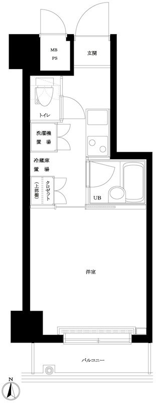 ルーブル蒲田弐番館 の間取り