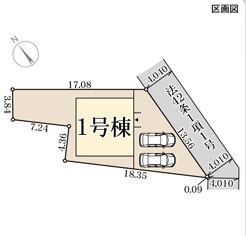 リーブルガーデン神戸市西区持子5期の区画図