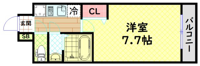 【間取り】 | プレサンス芦原橋ヴィブラス