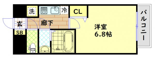 【間取り】 | プレサンス立売堀パークシティ