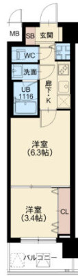 スプランディッドⅧの間取り