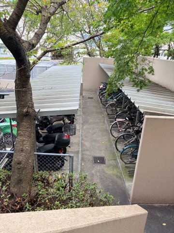 サーパス衣山壱番館の駐輪場
