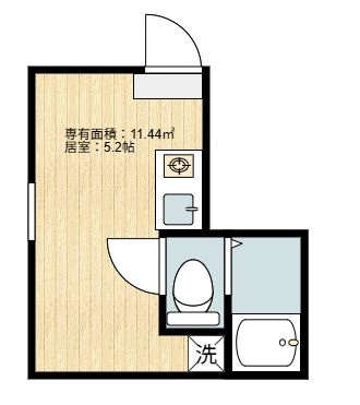ルミエール堀切の間取り|間取りです。
