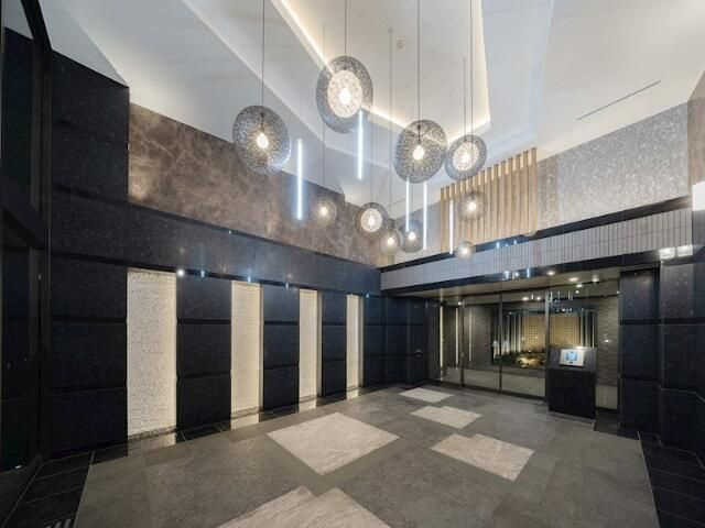 ルーブル武蔵新城六番館のロビー