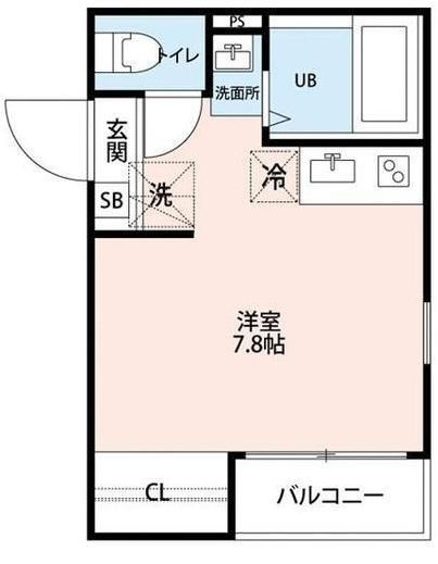 ドエル三ノ輪の間取り|間取りです。
