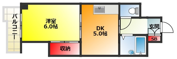 【間取り】 | 瑞光グランドハイツ北
