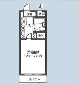 檜の森ハイツの間取り