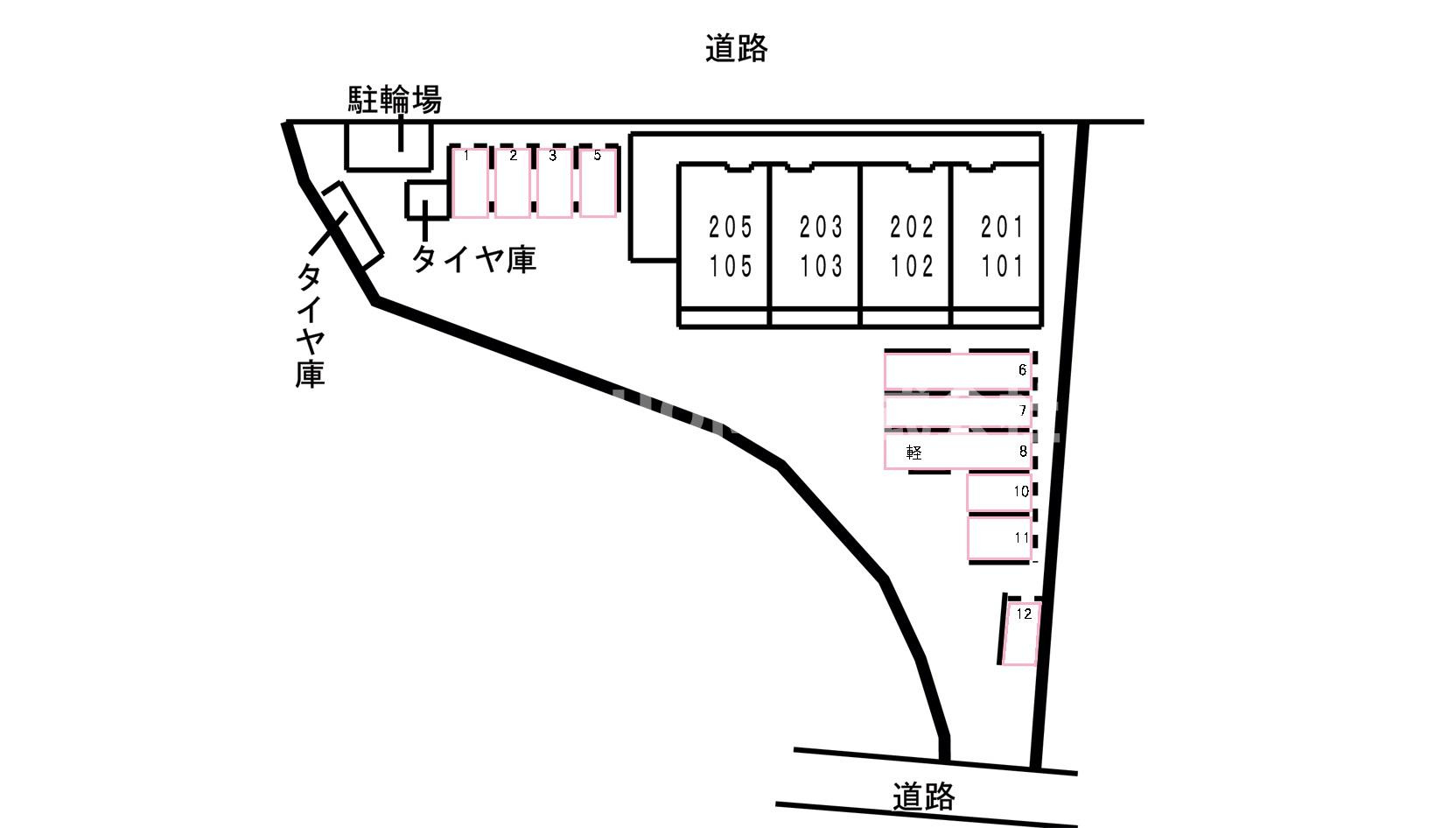 ポポラーレの区画図