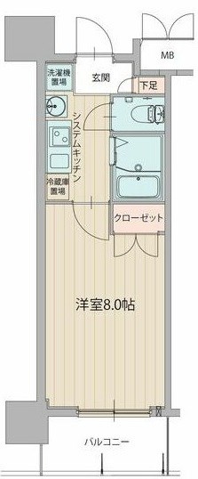 パルティール原駅前の間取り