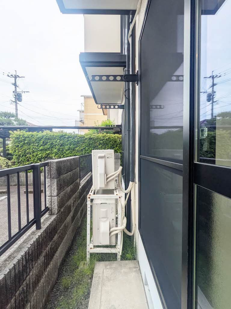 ソフィア月出　Ｂ棟のバルコニー