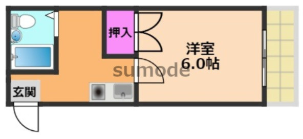 川西エンビィハイツの間取り