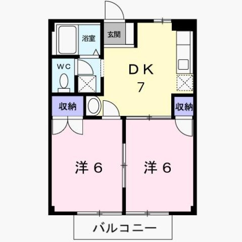 ニューシティ城南の間取り