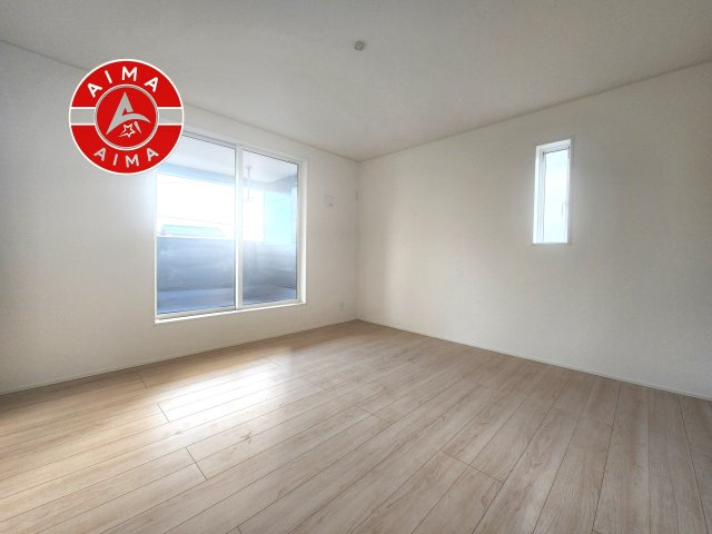 古賀市中央6丁目第9-2棟（2号棟）の内観：施工例|主寝室です。