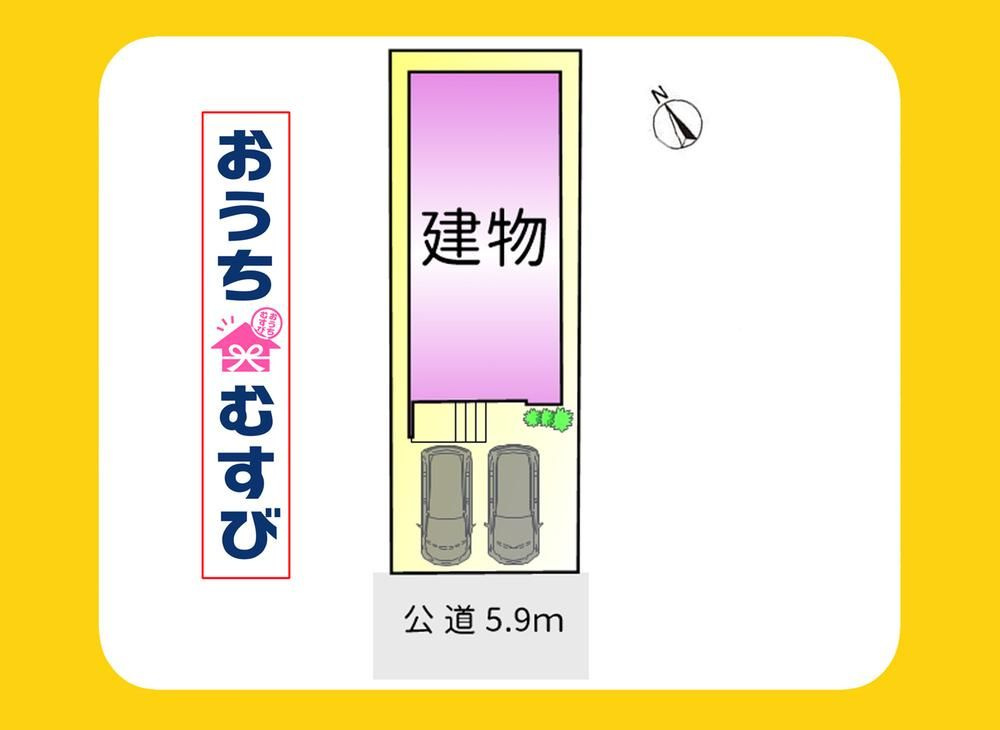名東区神里1期(全2棟)の区画図