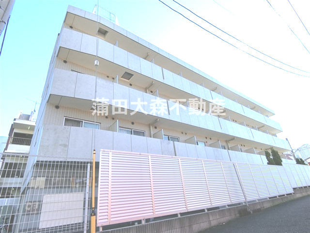 プレール・ドゥーク下丸子の外観|外観　2012年7月築　RC鉄筋コンクリート造地上5階建て総戸数46戸の分譲賃貸マンション　東京都大田区下丸子４丁目　東急多摩川線下丸子駅鵜の木駅　東急池上線千鳥町駅徒歩圏内の立地