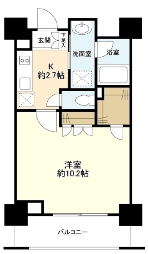 スタイリオ蒲田の間取り|間取り　