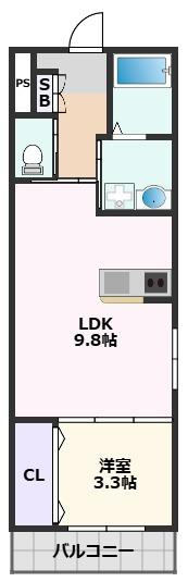 【間取り】 | ココングランジュール吹田垂水町
