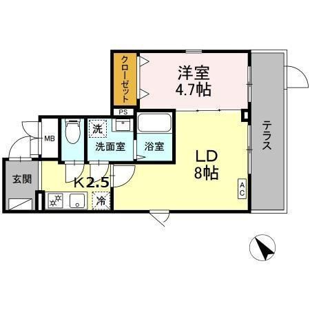 PLACE.DE.La.pierreの間取り