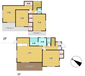 加須市下樋遣川　中古一戸建ての間取り|全居室洋室のインテリアも思いのままに楽しめる住まい♪