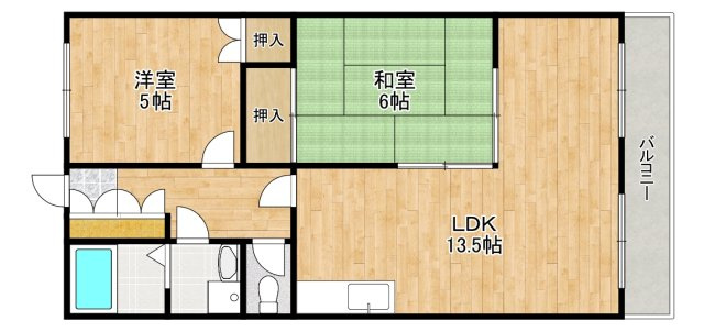東グリーンハイツの間取り