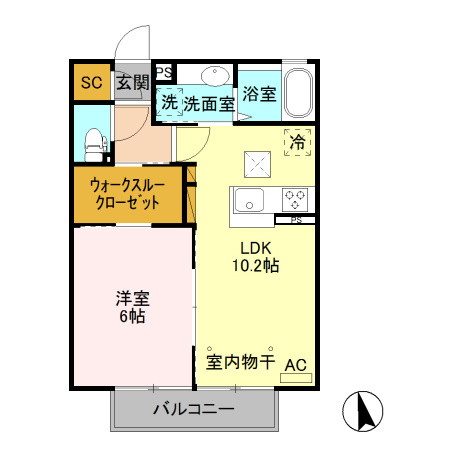 アクシズの間取り