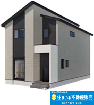 大野城市大城4丁目5期　４号棟の外観パース