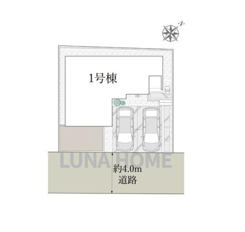 取手市新取手1丁目1期　新築戸建の区画図