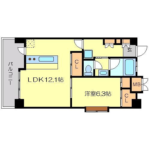 CITY SPIRE桜川Ⅰの間取り|マスターズ・レジデンス桜川Ⅰ　使い勝手の良い間取り
