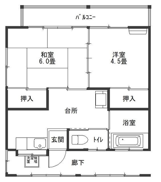 コーポＡＳＯの間取り