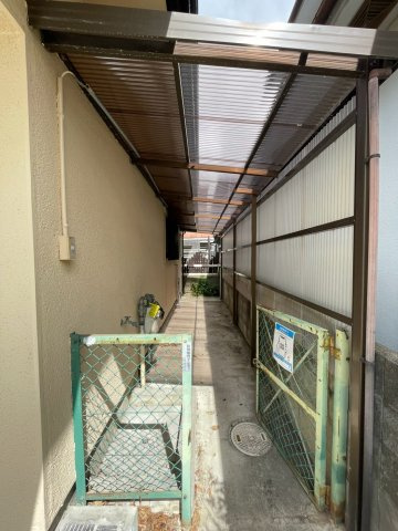 姫路市広畑区蒲田の中古一戸建の庭