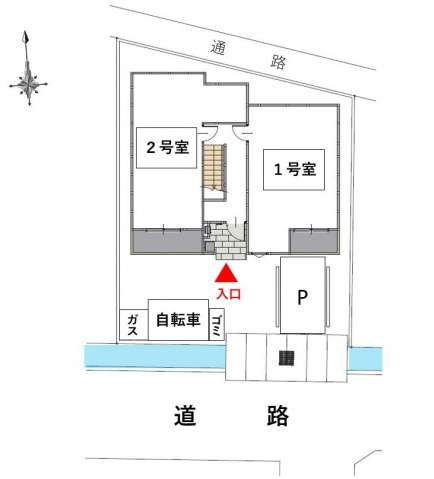 REGALEST LB 下伊福(レガリスト エルビー シモイフク)の区画図