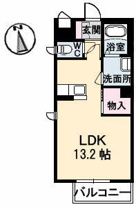 アンシャンテ厚生の間取り