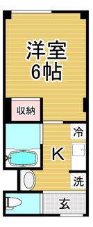 【間取り】 | ドミール白山 | 間取りです。