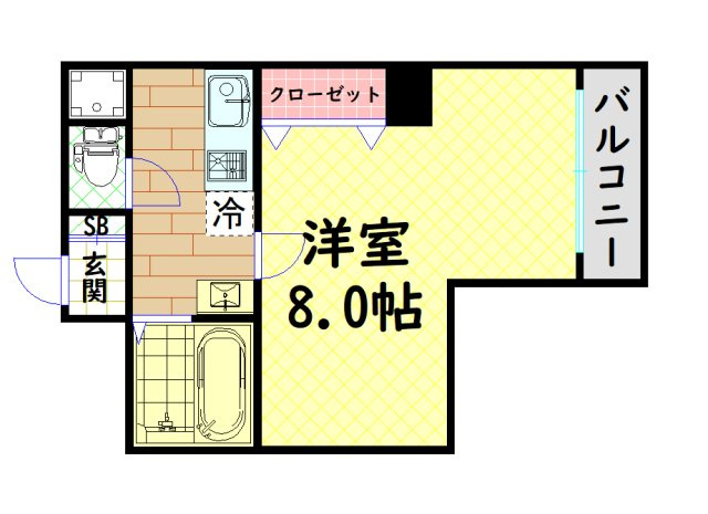 【間取り】 | ミーネ新町弐番館