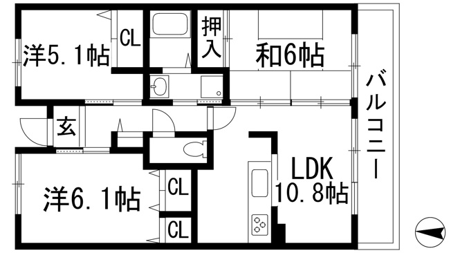 【外観】 | アルビス緑丘104号棟