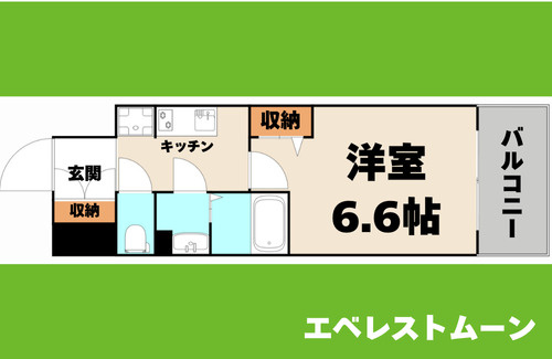 メイクス名駅南Ⅱの間取り