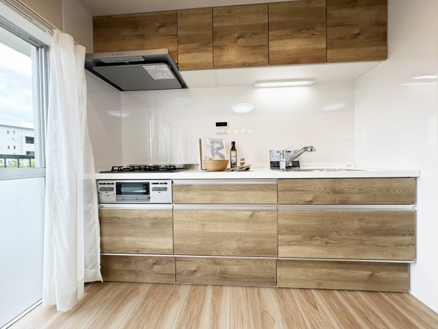 富田第二住宅62号棟　のキッチン|キッチンでお料理をお楽しみください。