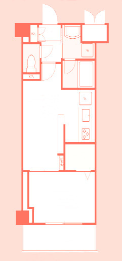 の賃貸マンションの間取り
