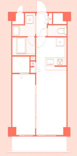 の賃貸マンションの間取り