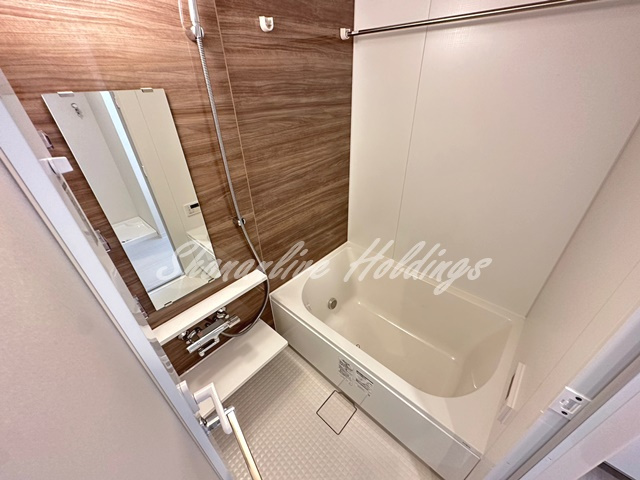 の賃貸マンションの浴室