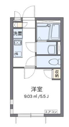クレイノエスポワールの間取り