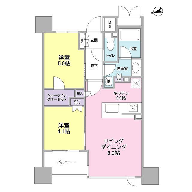 リビオ東京日本橋の間取り