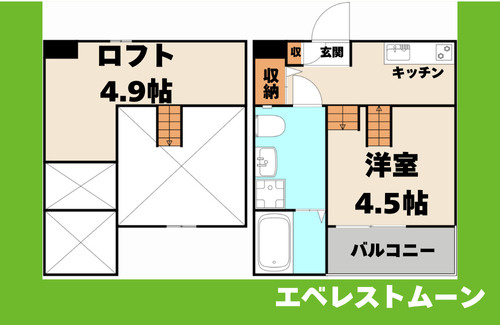 LaLuce烏森の間取り