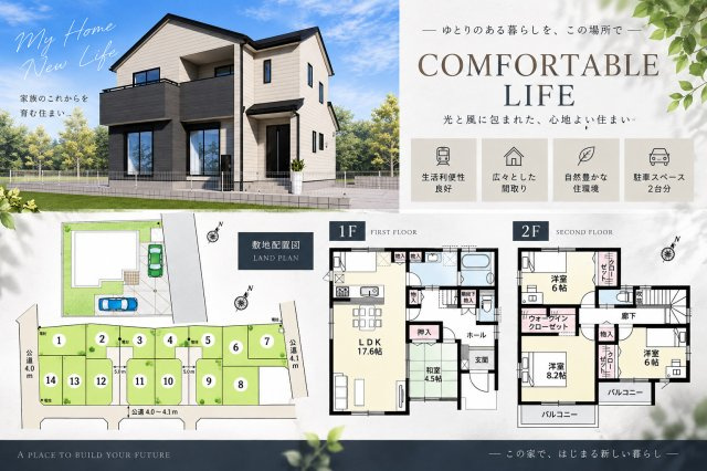 鴻巣市小松1丁目（14区画）7号棟の間取り