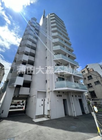 ウィステリア大森山王の外観|2008年10月築　RC鉄筋コンクリート造地上12階建て1R～1LDK総戸数76戸
東京都大田区山王3丁目　JR京浜東北線大森駅徒歩10分