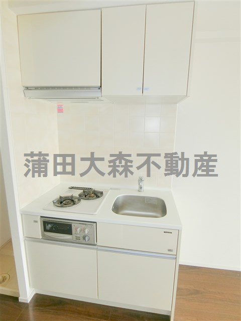 ウィステリア大森山王のキッチン|2口ガスグリル付システムキッチン