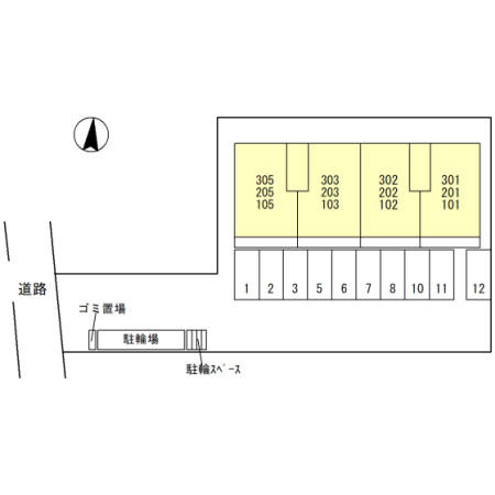 セジュール南耳原の地図