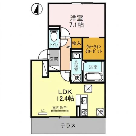 セジュール南耳原の間取り