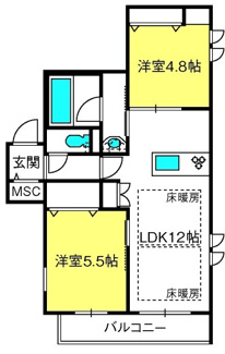 【間取り】 | シャルール仙波